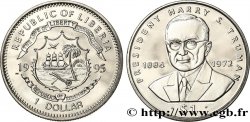 LIBERIA 1 Dollar Président Harry Truman 1995 Pobjoy Mint