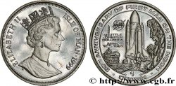 ISLE OF MAN 1 Crown Proof 30e anniversaire du premier homme sur la Lune 2000    Pobjoy Mint