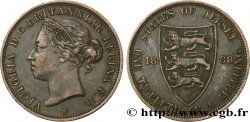 ISLA DE JERSEY 1/12 Shilling Reine Victoria 1888 