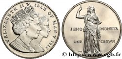 ILE DE MAN 1 Crown Proof Juno Moneta 2012 Pobjoy Mint
