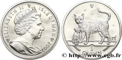 ISLE OF MAN 1 Crown Proof Chat Bengal 2002 Pobjoy Mint