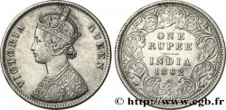 INDES BRITANNIQUES 1 Roupie Victoria 1862 Calcutta