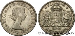 AUSTRALIA 1 Florin Elisabeth II 1960 Melbourne