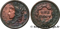 ÉTATS-UNIS D&nbsp;AMÉRIQUE 1 Cent Liberté “Matron Head” 1838 Philadelphie