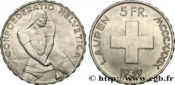 SWITZERLAND 5 Francs 600e anniversaire de la bataille de Laupen 1939 Berne