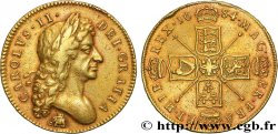 ENGLAND - KINGDOM OF ENGLAND - CHARLES II 5 Guinées 1684 Londres XF 