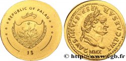 PALAU 1 Dollar série monnaies romaines : monnaie de Vespasien 2010 