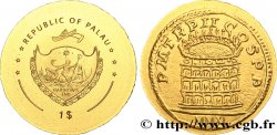 PALAU 1 Dollar série monnaies romaines : monnaie du Colisée 2011 