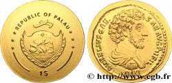 PALAU 1 Dollar série monnaies romaines : monnaie de Marc-Aurèle 2011 