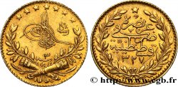 TURKEY 25 Kurush en or Sultan Mohammed V Resat AH 1327 An 3 1911 Constantinople
