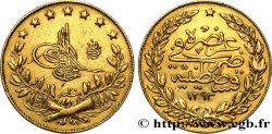 TURQUIE 100 Kurush en or Sultan Abdülhamid II AH 1293 an 20 1895 Constantinople TTB 