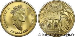 CANADá
 100 Dollars Bibliothèque du Parlement 2001 