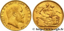 OR, PALLADIUM ET PLATINE INVESTISSEMENT 1 Souverain Edouard VII 1907 Londres TB+/SUP 