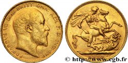 GOLD, PALLADIUM & PLATINUM INVESTMENT 1 Souverain Édouard VII 1910 Londres XF 