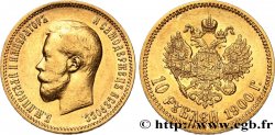 RUSSLAND 10 Roubles Nicolas II 1900 Saint-Petersbourg fVZ 