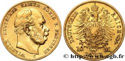 GERMANY - PRUSSIA 10 Mark, 1er type Guillaume Ier 1873 Francfort