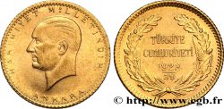 TURQUIE 25 Kurush or Kemal Ataturk 1923 An 39 (1961) Ankara TTB 