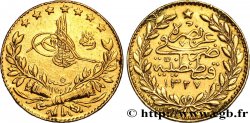 TURKEY 25 Kurush en or Sultan Mohammed V Resat AH 1327 An 5 (1913) Constantinople