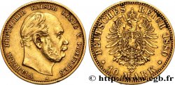 ALLEMAGNE - PRUSSE 10 Mark Guillaume, 2e type 1880 Berlin