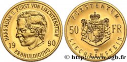 LIECHTENSTEIN 50 Franken 1990 Berne