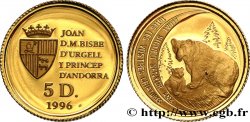 ANDORRA (PRINCIPALITY) 5 Diners Proof Ours 1996 