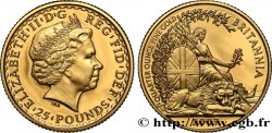REINO UNIDO 25 Pounds Britannia Proof 2007 British Royal Mint