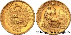 PERU 5 Soles de oro 1963 Lima