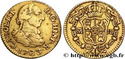 ESPAÑA 1/2 Escudo Charles III 1783/79 Madrid