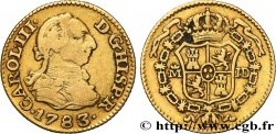 ESPAGNE 1/2 Escudo Charles III 1783/79 Madrid