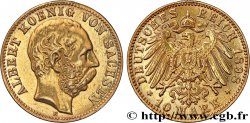 ALLEMAGNE - SAXE 10 Mark Albert 1898 Dresde TTB/TTB+ 