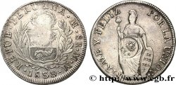 PERU 8 Reales  1833 Lima VF 