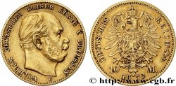 ALEMANIA - PRUSIA 10 Mark Guillaume Ier 1872 Francfort