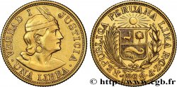 PÉROU 1 Libra 1898 Lima TTB+ 
