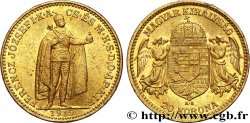 UNGARN 20 Korona or François-Joseph Ier 1915 Kremnitz fST 