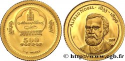 MONGOLIE 500 Tugrik Proof Nobel 2007 