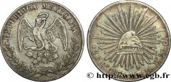 MEXICO 2 Reales aigle / bonnet phrygien 1834 Durango