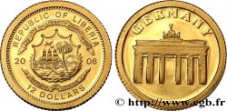 LIBERIA 12 Dollars Proof Allemagne 2008 