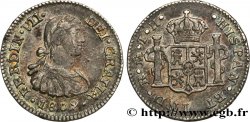 MÉXICO 1/2 Real Ferdinand VII 1809 Mexico MBC 