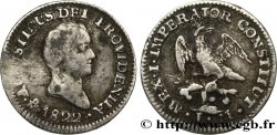 MEXICO - ITURBIDE EMPIRE 1/2 Real 1822 Mexico BC+ 
