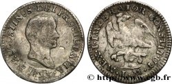 MEXIQUE - EMPIRE D&nbsp;AUGUSTIN Ier ITURBIDE 1/2 Real 1823 Mexico TB+ 