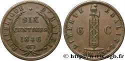 HAÏTI 6 Centimes faisceaux an 43 1846  TTB+ 