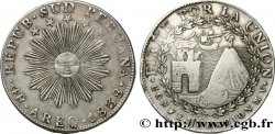 PERU 4 Reales  1838 Arequipa VF 