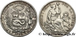 PÉROU 1 Sol “Liberté” assise 1893 Lima TTB+/TTB 