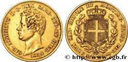 ITALIE - ROYAUME DE SARDAIGNE 20 Lire Charles-Albert 1834 Gênes TTB 