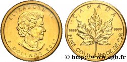 CANADA 5 Dollars or  Maple leaf  2011 