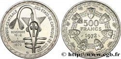 STATI DI L  AFRICA DE L  OVEST 500 Francs BCEAO 1972 Paris