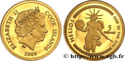 ÎLES COOK  5 Dollar Proof Helios 2009 