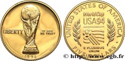 ESTADOS UNIDOS DE AMÉRICA 5 Dollars Proof FIFA Wolrd Cup 1994 West Point