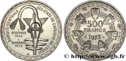 ÉTATS DE L&nbsp;AFRIQUE DE L&nbsp;OUEST (BCEAO) 500 Francs BCEAO 1972 Paris