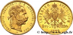 ÖSTERREICH 8 Florins ou 20 Francs or François-Joseph Ier 1879 Vienne